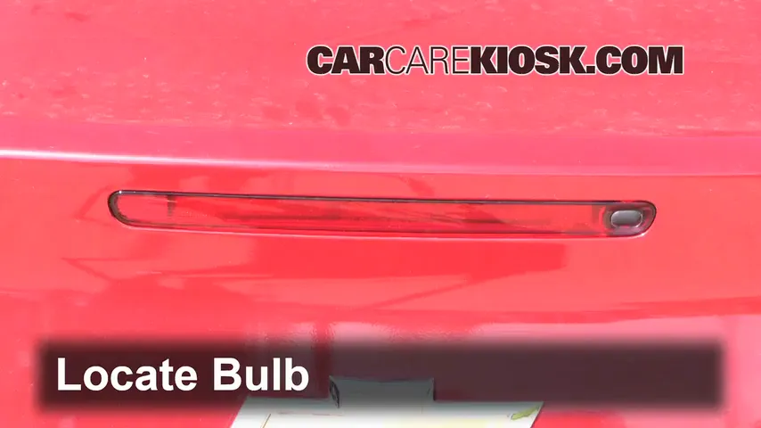 2013 Chevrolet Malibu Eco 2.4L 4 Cyl. Lights Center Brake Light (replace bulb)